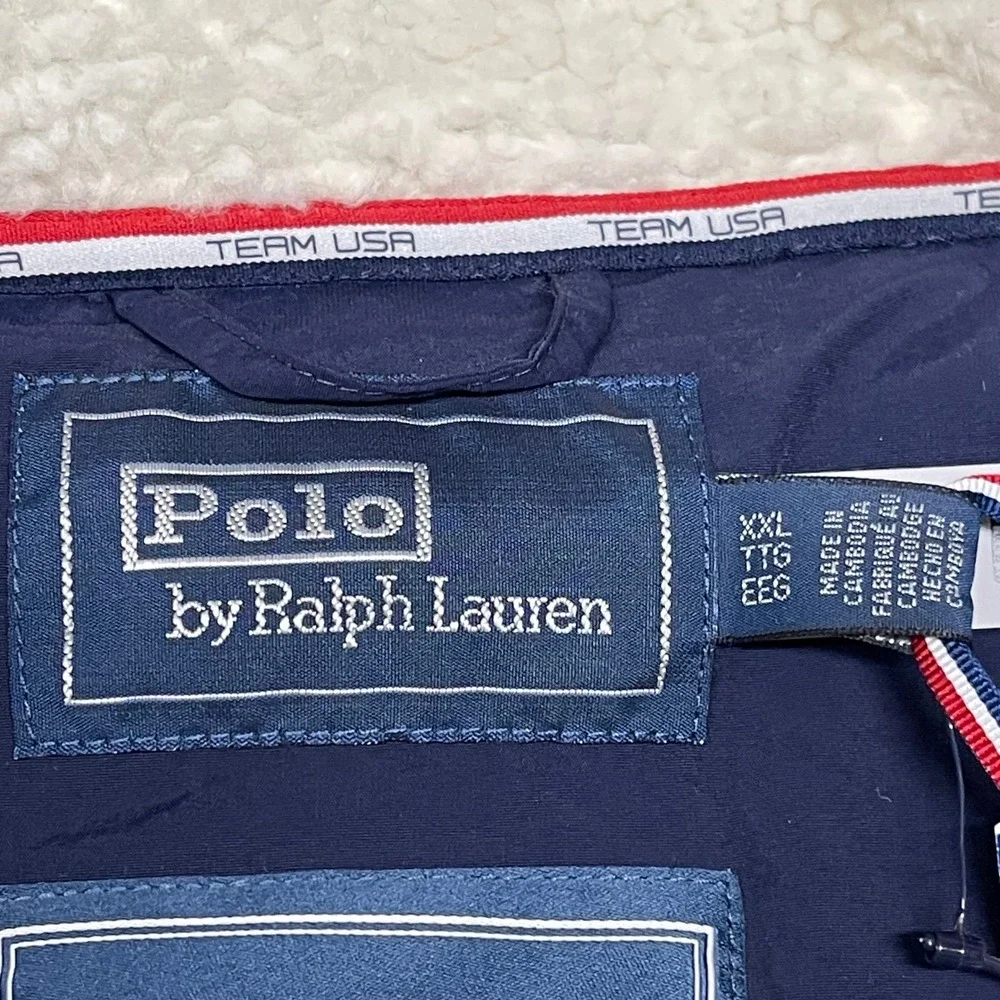Polo Ralph Lauren Team USA Jacket Men XXL 2XL 2026 Winter Olympics Rings Hybrid